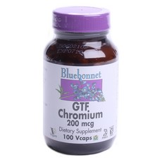 블루보넷 GTF 크로뮴 200mcg 글루텐 프리 베지 캡, 1개, 100정