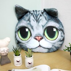 고양이얼굴쿠션