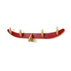 DEER HANGER, red, 1개