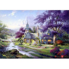 퍼즐라이프 직소퍼즐 PL1079, 1000피스, 교외의시계탑, 1세트 51x73.5cm, 500피스