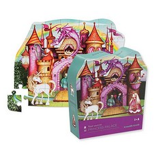 Princess Palace 32pcs Shaped Floor Puzzle, 68x50cm, 32피스, 1개