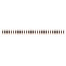 [단비디자인] (LU-M128) 띠스티커/패턴-점선, 다크브라운