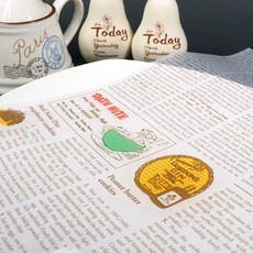 냅킨코리아 왁스페이퍼, 뉴스페이퍼, 250매입