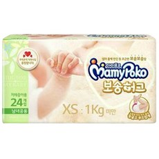 마미포코 보송허그 기저귀 밴드형 남여공용, 신생아용(NB), 24매