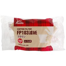 칼리타 필터 FP-103, 100개입, 1개, 옐로우