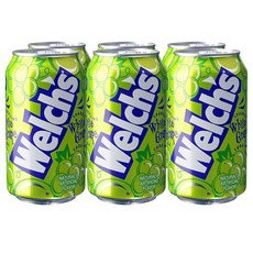 웰치스 화이트그레이프맛, 355ml, 6개