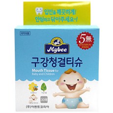 마이비 유아 구강 청결 티슈, 30매입, 1개