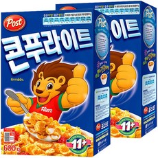 포스트 콘푸라이트 시리얼, 600g, 2개