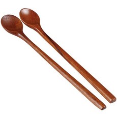 드림아트 천연옻칠 긴목티스푼 2p, 혼합색상, 2세트