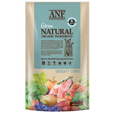 에이엔에프 6Free 웨이트 케어 고양이 사료, 1kg, 1개