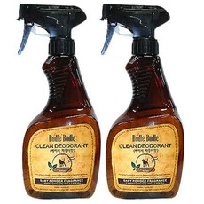 부들부들 클린 탈취제 베이비파우더향, 550ml, 2개
