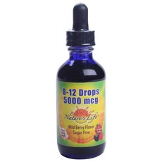 네이쳐스라이프 B-12 드롭 5000mcg 와일드 베리맛 리퀴드, 60ml, 1개