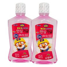 뽀로로 어린이 안심가글 300ml 딸기향, 2개