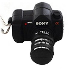 DSLR카메라모양 USB 32G, 블랙 소니, 32GB