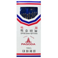 GJ가짐 재봉실 바늘, 14-금침 특호바늘(10P), 특호