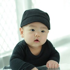 무슈 베이직 헌팅캡 유아 모자