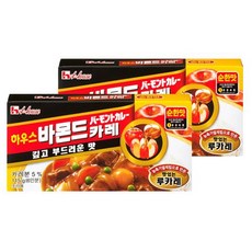 하우스 바몬드카레 순한맛, 115g, 2개