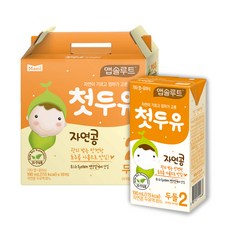 앱솔루트 첫두유 자연콩 2단계 190ml, 16개