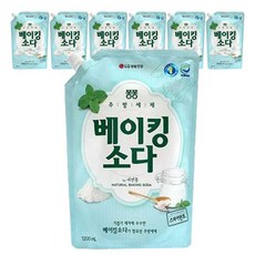 퐁퐁 베이킹소다 주방세제 리필형 1.2L, 7개