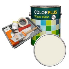 노루페인트 컬러플러스 페인트 4L + 도구세트, 1세트, 클라우드그레이