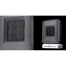 유니맥스 PTC 세라믹 가열 미니 온풍기, UMH-922A, 화이트 + 블랙
