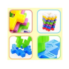 아하토이 큰사각 45pcs, 혼합색상, 1개