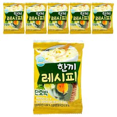 아이배냇 한끼레시피 반고형, 6g, 6개, 단호박