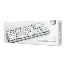 엑토 레트로 무선 일반형 키보드, 민트, KBD-48