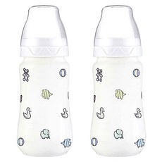 로열세브르 젖병 기프트세트 03 280ml ani 2개, 백색,전사디자인칼라