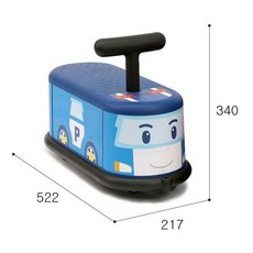 제스터 로보카폴리 롤링카, 폴리, 1개