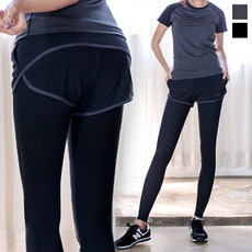 패션윙 여성 힙업라인 요가복 반바지 9부 레깅스팬츠