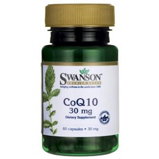 Swanson Vitamins Coq10 30mg 캡슐, 1개, 60정