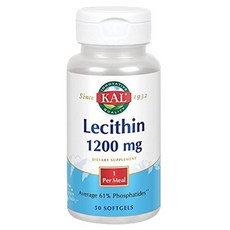 Kal 레시틴 1200mg 소프트젤, 50개입, 1개