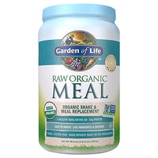 Garden of Life 로우 밀 오가닉 셰이크 파우더, 1.038kg, 1개