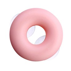 젊은이마켓 도넛 칫솔 거치대, 핑크, 1개