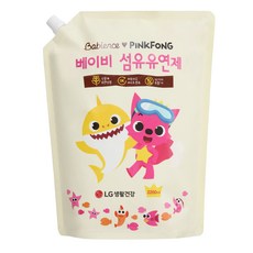 베비언스 핑크퐁 베이비 섬유유연제 은은한 파우더향 리필, 2200ml, 1개