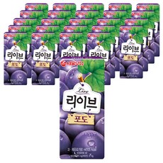 서울우유 리이브 포도 주스, 190ml, 24개