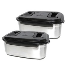 키친아트 피앙세 밀폐용기 스테인레스 김치통 핸디 3호, 7L, 2개