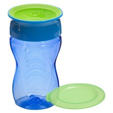 와우컵 키즈 트라이탄 컵 296 ml, 블루, 1개