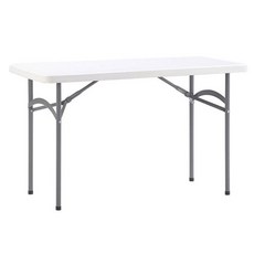접이식 테이블-추천-몽돌 브로몰딩 테이블 1220 일자형, 화이트
