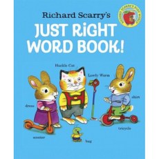 Richard Scarry's Just Right Word Book Board Books, Golden Books