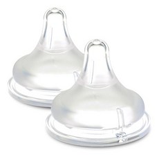 더블하트 소프트터치 모유실감 젖꼭지, M(3개월 이상), 2개입