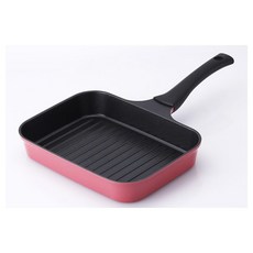쿠킨 IH 인덕션 사각 그릴팬, 26cm, 1개