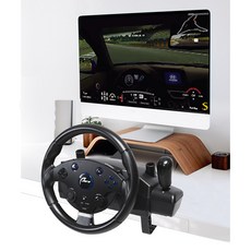겜맥 아우라 PS4 PC 호환 레이싱 휠, KMP4-111, 1개