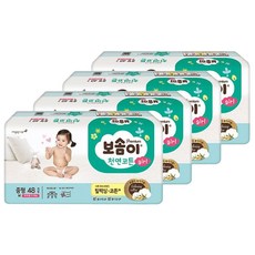 보솜이 2016년형 천연코튼 밴드형 기저귀 여아용 중형 (7~11 kg), 중형(M), 192매