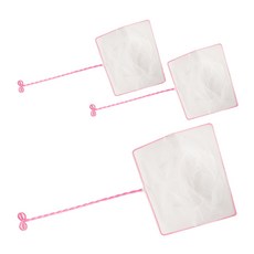 핑크 사각뜰채, 3개