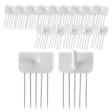 레몬아트 못대신 꼭꼬핀 일자형 10개+U자형 6개, 화이트, 1세트