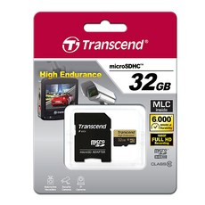 트랜센드 블랙박스전용 MicroSDHC 메모리카드 TS32GUSDHC10V, 32GB