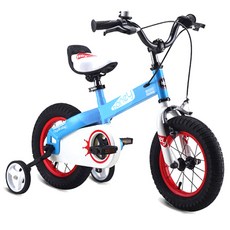 로얄베이비 허니 아동용 보조바퀴 자전거, 블루