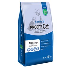 프로바이트캣 고양이사료 전연령용 헤어볼 컨트롤, 15kg, 1개